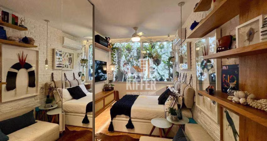 Studio com 1 dormitório à venda, 36 m² por R$ 850.000,00 - Ipanema - Rio de Janeiro/RJ