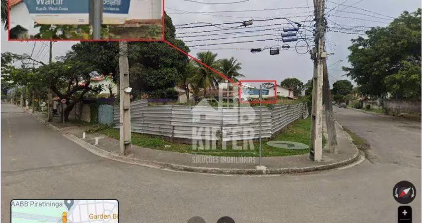 Terreno à venda, 545 m² por r$ 1.100.000,00 - piratininga - niterói/rj