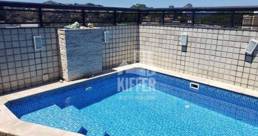 Cobertura com 3 quartos à venda, 203 m² por r$ 1.150.000 - são domingos - niterói/rj