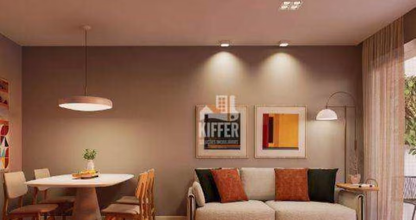 Apartamento com 2 dormitórios à venda, 58 m² por R$ 739.900,00 - Camboinhas - Niterói/RJ