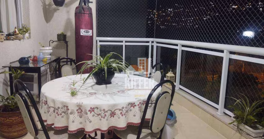Apartamento com 3 dormitórios à venda, 115 m² por R$ 890.000,00 - Vital Brasil - Niterói/RJ
