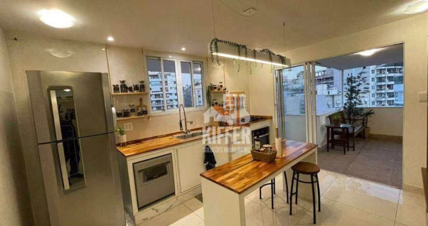 Cobertura com 4 dormitórios à venda, 266 m² por R$ 1.600.000,00 - Icaraí - Niterói/RJ