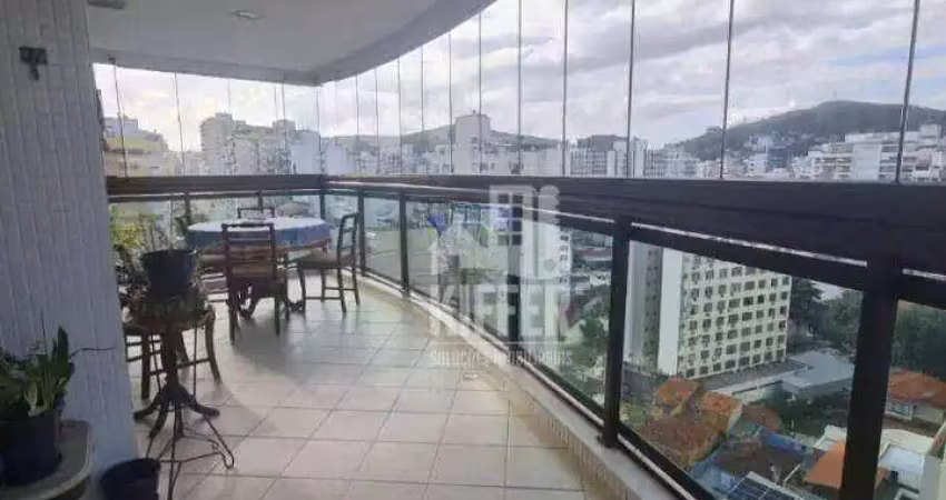 Apartamento com 4 dormitórios à venda, 206 m² por r$ 1.850.000,00 - icaraí - niterói/rj
