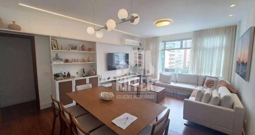 Apartamento com 3 dormitórios à venda, 128 m² por r$ 1.500.000,00 - icaraí - niterói/rj