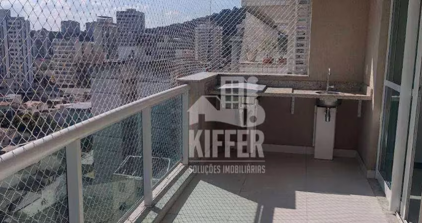 Condomínio eldorado! apartamento com 2 suítes varanda gourmet, à venda, 75 m² por r$ 720.000