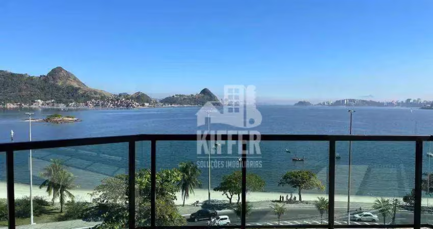 Apartamento com 4 dormitórios à venda, 206 m² por r$ 2.200.000,00 - são francisco - niterói/rj