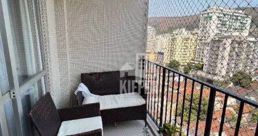 Apartamento com 3 quartos à venda, 90 m² por r$ 590.000 - santa rosa - niterói/rj