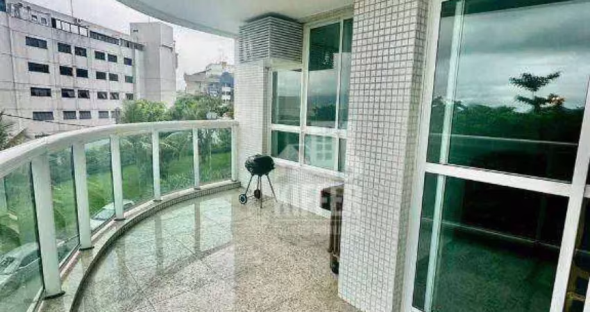 Apartamento com 4 quartos 2 varandas, 2 suítes, 3 vagas, piscina, sauna, sala fitness, 210 m² por r$ 1.899.000,00 - boa viagem - niterói/rj