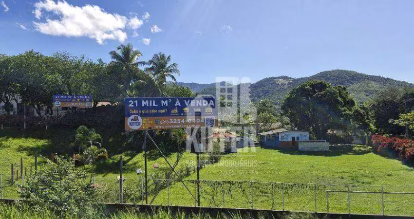Imóvel comercial de grande porte à venda frente para a br-101 rj, 22000 m² por r$ 10.000.000 - eixo entre itaboraí e rio bonito