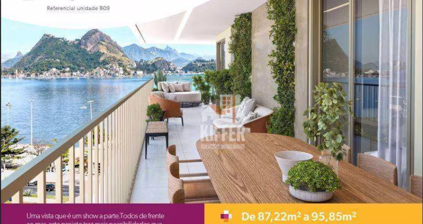 Apartamento à venda, 94 m² por R$ 1.373.505,00 - Charitas - Niterói/RJ