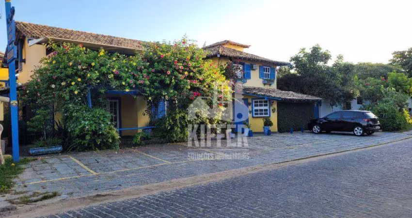Pousada com 14 dormitórios à venda, 643 m² por r$ 6.500.000,00 - geribá - armação dos búzios/rj