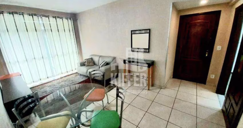 Amplo apartamento à venda 1 quarto, varanda, 1 vaga, centro de niterói, rj