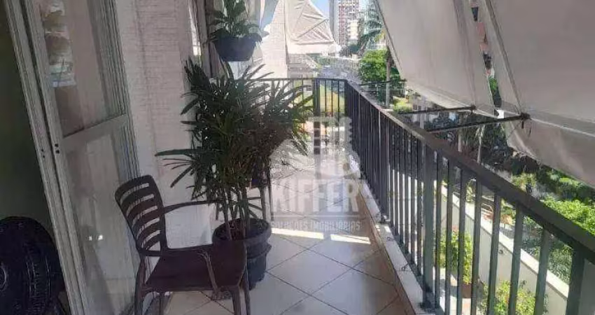 Apartamento com 2 quartos e varanda  à venda, 100 m² por r$ 700.000 - icaraí - niterói/rj