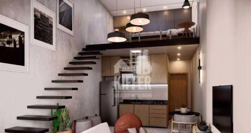 Loft com mezanino à venda, 35 m² por r$ 298.000 - são francisco - niterói/rj