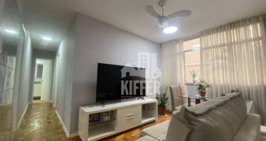 Apartamento com 2 dormitórios à venda, 76 m² por r$ 620.000,00 - icaraí - niterói/rj