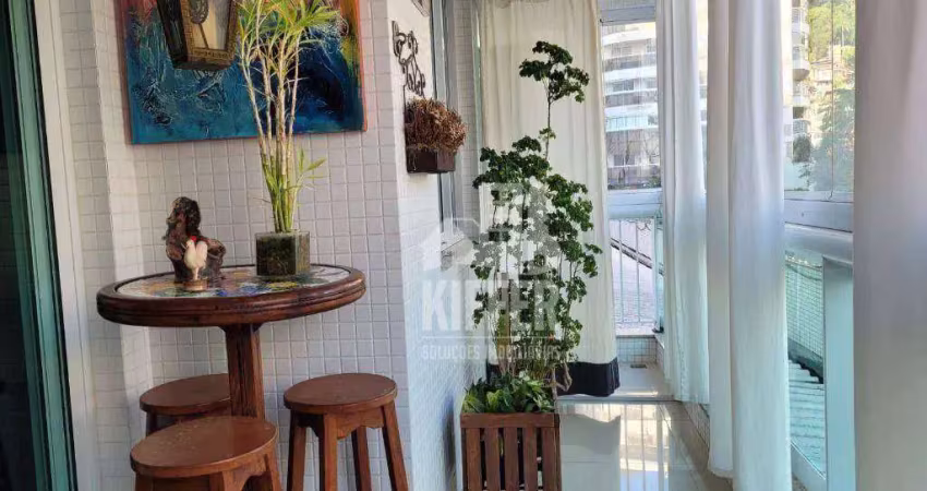 Apartamento com 3 dormitórios à venda, 125 m² por r$ 1.150.000,00 - charitas - niterói/rj
