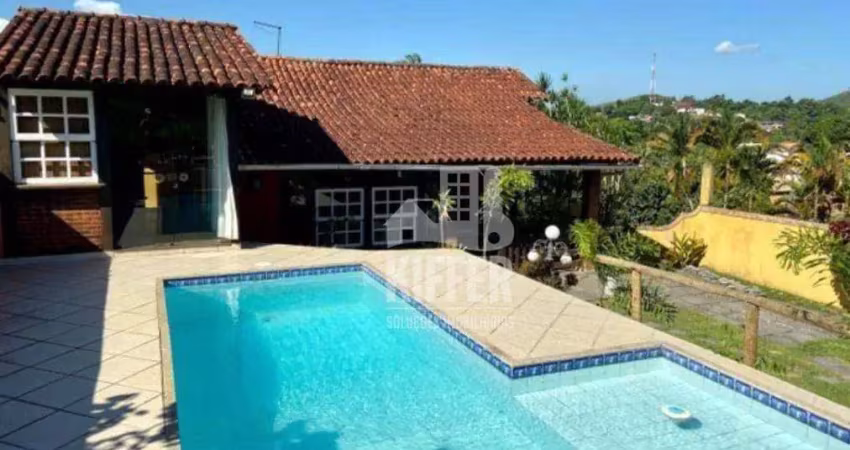 Casa com 3 quartos à venda, 350 m² por r$ 880.000 - mata paca - niterói/rj