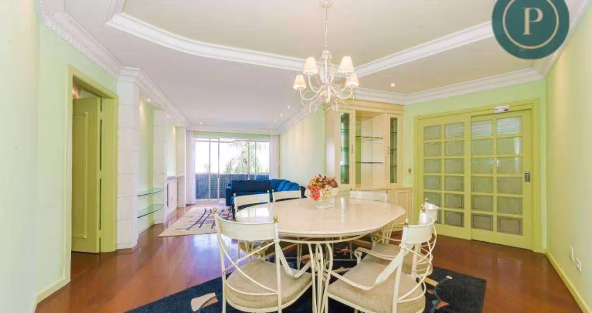 Apartamento com 4 dormitórios para alugar, 291 m² por R$ 6.800,00/mês - Água Verde - Curitiba/PR