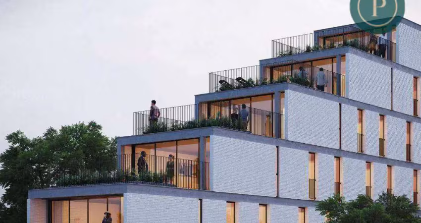 Apartamento moderno com 1 dormitório no Portão