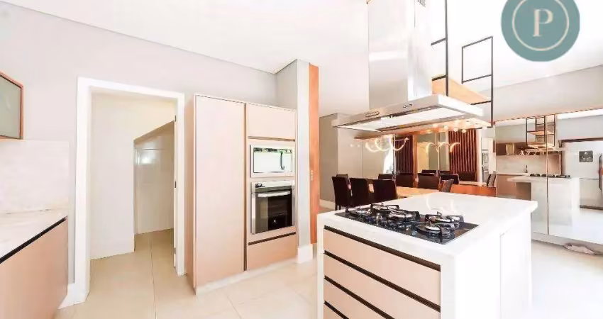 Casa com 3 dormitórios para alugar, 223 m² por r$ 12.030,00/mês - santa cândida - curitiba/pr