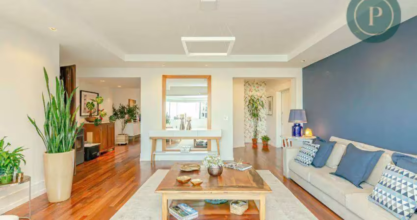Apartamento com 4 dormitórios à venda, 241 m² no bigorrilho - experimente o atendimento boutique!