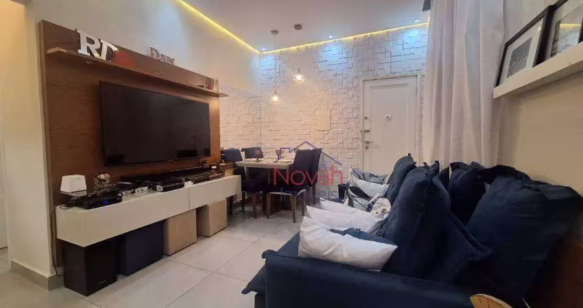 Apartamento à venda, 66 m² por r$ 480.000,00 - embaré - santos/sp