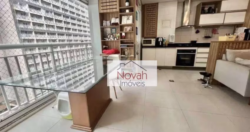 Apartamento com 1 dormitório à venda, 50 m² por r$ 380.000,00 - vila matias - santos/sp