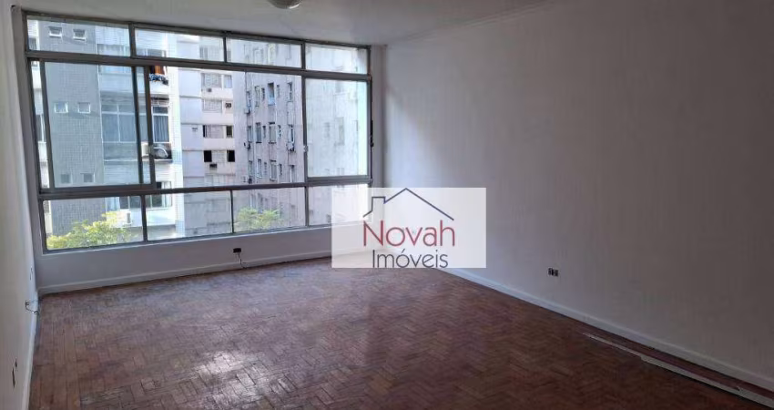 Apartamento para alugar, 150 m² por R$ 6.000,00/mês - Boqueirão - Santos/SP