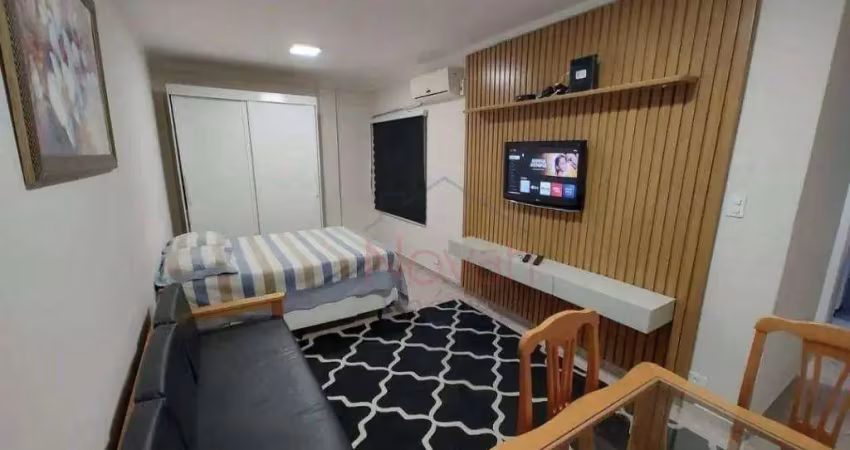 Apartamento com 1 dormitório à venda, 44 m² por r$ 320.000,00 - josé menino - santos/sp