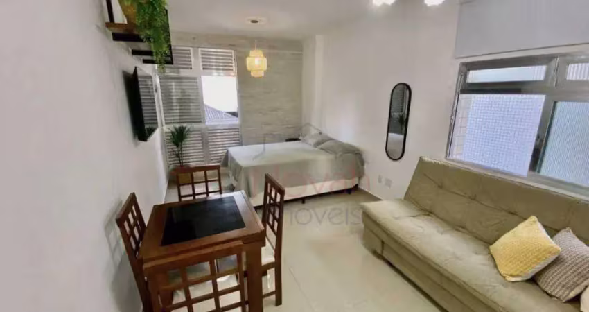 Apartamento à venda, 35 m² por r$ 360.000,00 - josé menino - santos/sp