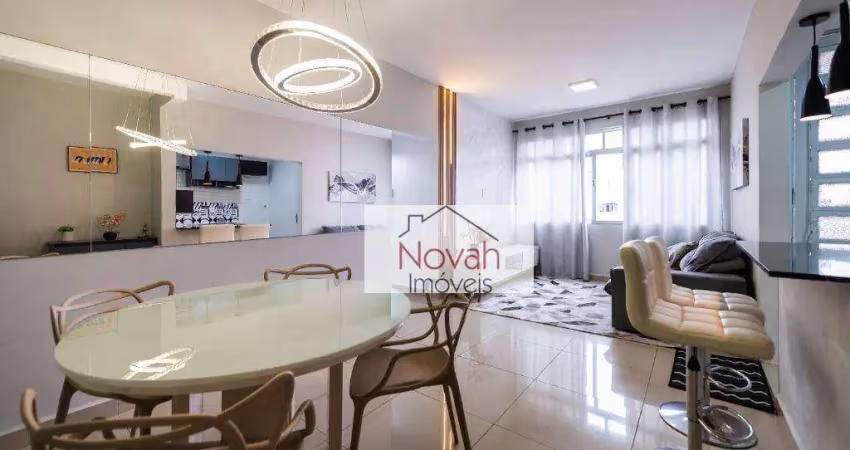 Apartamento para alugar, 86 m² por r$ 5.200,00/mês - embaré - santos/sp