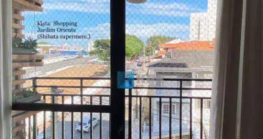 Apartamento à venda e locação, mobiliado, porteira fechada, 62 m², 2 dormitórios, 1 suíte, 2 vagas, no jardim oriente! agende uma visita!