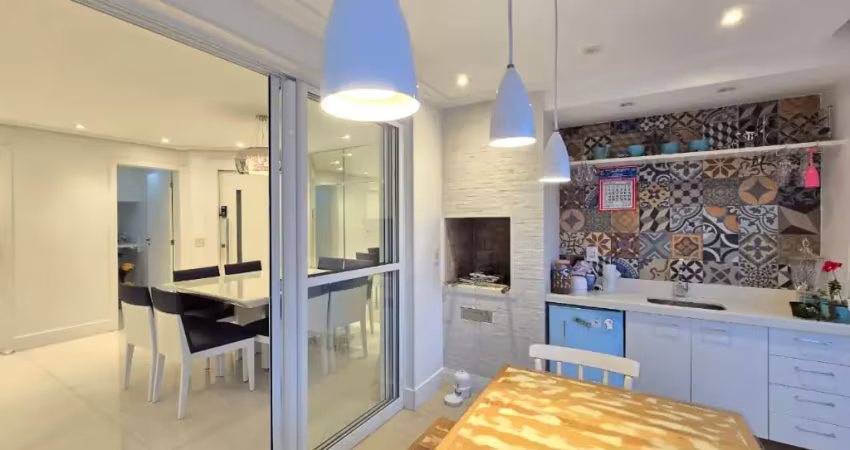 Apartamento lindo 128 metros condomínio supera 3 suítes, 3 vagas