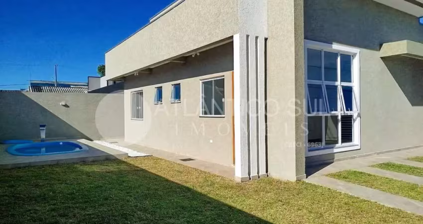 Casa nova com piscina,3 quartos à venda, gaivotas, matinhos - pr