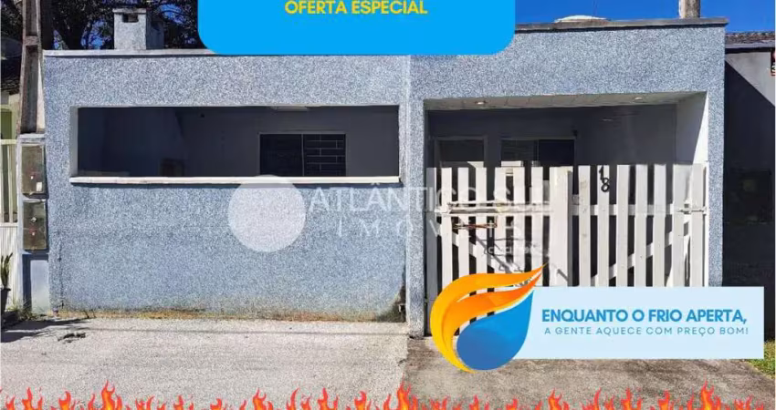 Casa com 2 quartos, 300m da praia, balneário shangri-lá, pontal do parana - pr