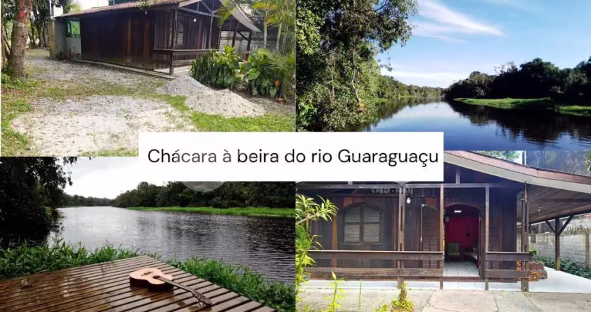 Chácara à venda a beira do rio guaraguaçu, pontal do parana - pr