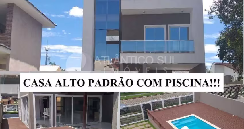 Casa com 03 suítes e piscina, ATAMI, PONTAL DO PARANA - PR. REF. 5257R