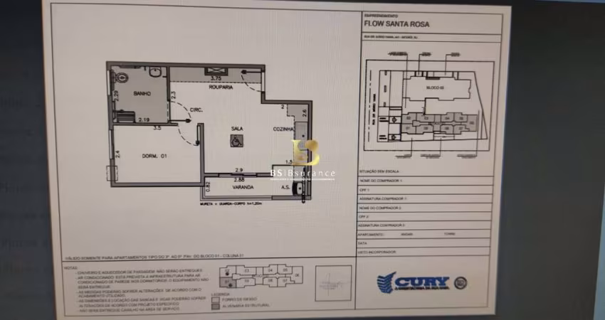 Apartamento com 1 quarto à venda na Rua Doutor Mário Viana, 441, Santa Rosa, Niterói