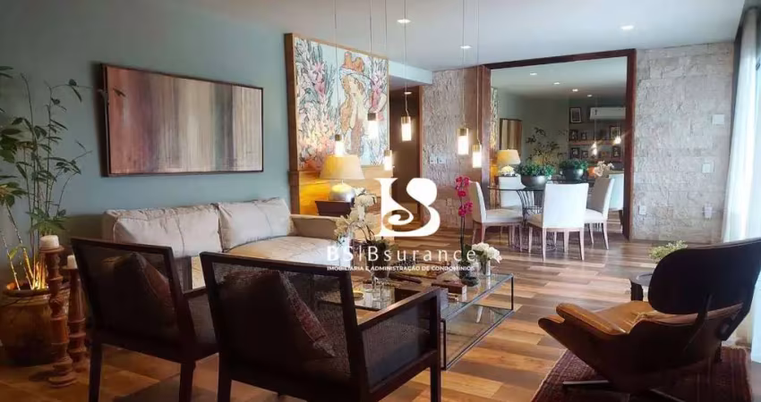 Bs imobiliária vende! cobertura linear com 385m², 5 quartos e 4 vagas