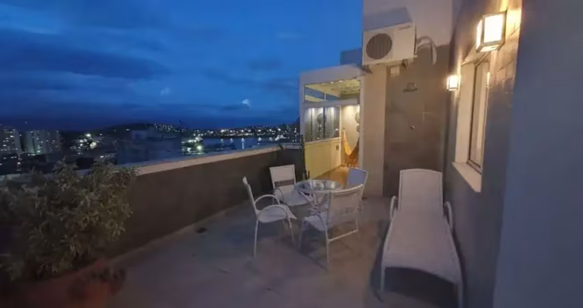 Cobertura com 3 dormitórios à venda, 98 m² por r$ 600.000,00 - centro - niterói/rj