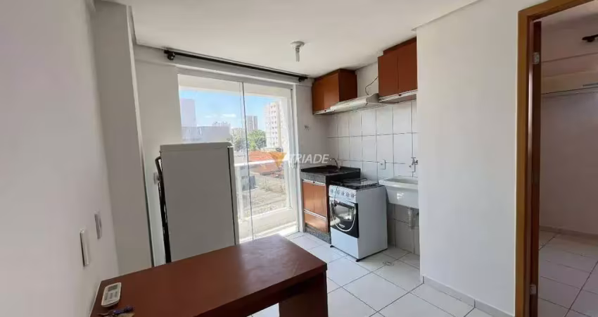 Apartamento semi- mobiliado para locação no setor leste vila nova – 1 quarto, 30m²