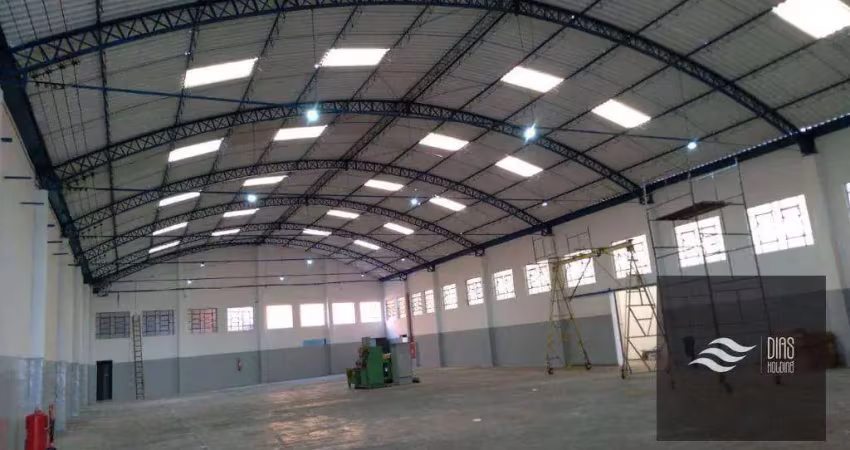 Galpão para alugar, 1262 m² por r$ 20.712,95/mês - jardim rosana - ferraz de vasconcelos/sp