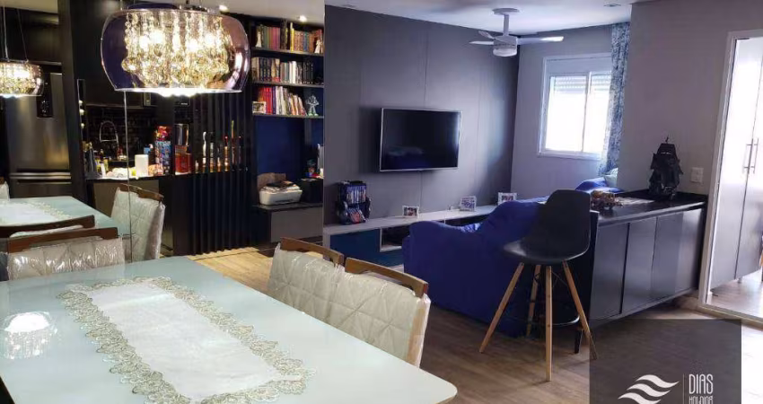 Apartamento com 2 dormitórios à venda, 74 m² por R$ 710.000,00 - Brás - São Paulo/SP