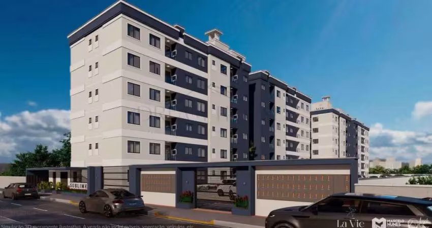 Apartamento à venda em tijucas, xv de novembro, com 2 quartos, 57m²