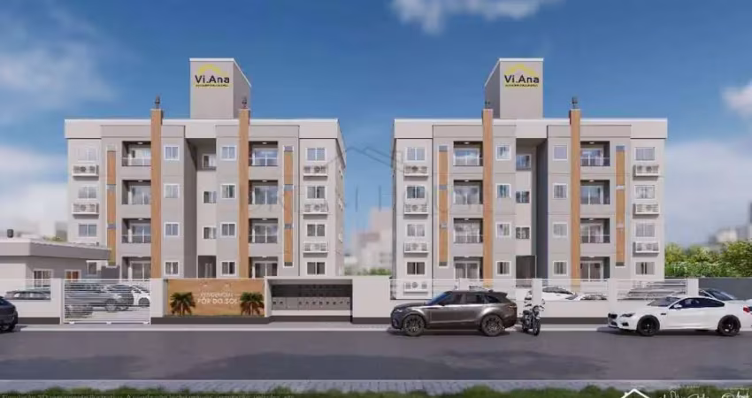 Apartamento à venda em tijucas, galapagos, com 2 quartos, 52m²