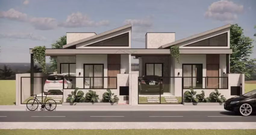 Casa à venda em tijucas, bosque da mata, com 3 quartos, 107m²