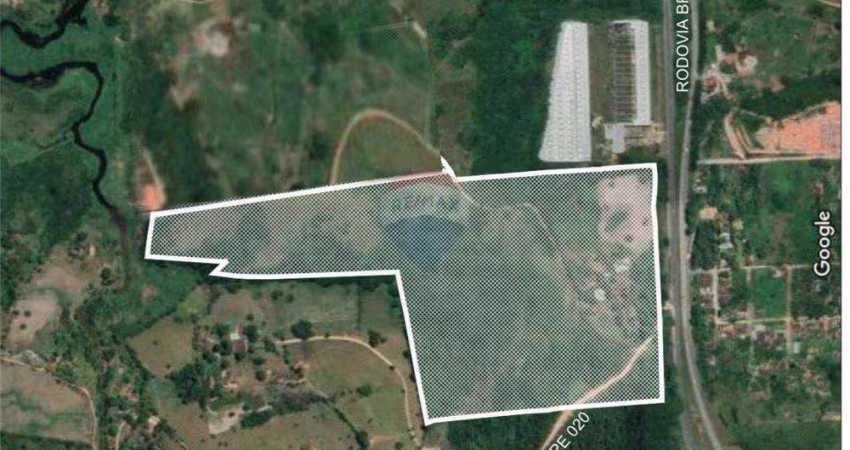 Venda de Área Beira de Pista com 29 has  na BR 232 KM 20  próximo  ao Outlet sentido Moreno