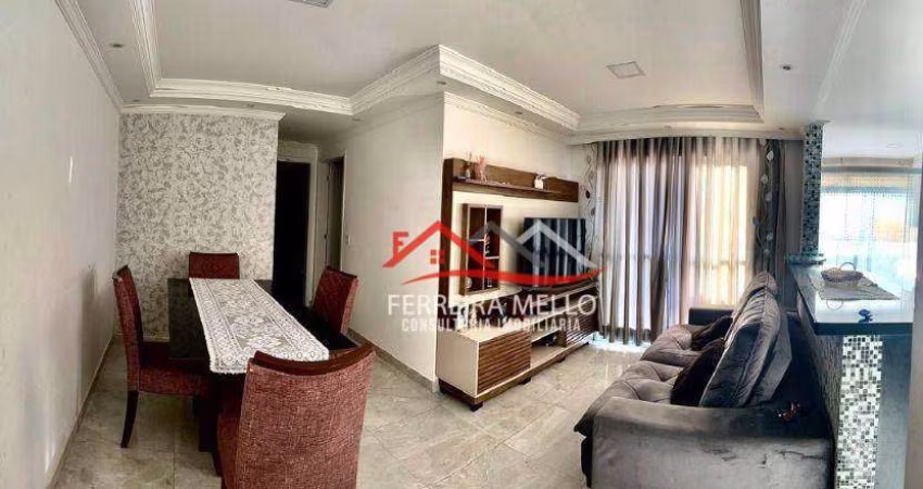 Apartamento com 2 dormitórios à venda, 56 m² por R$ 340.000,00 - Laranjeiras - Caieiras/SP