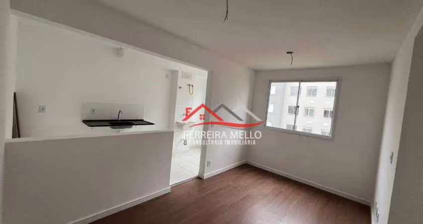 Apartamento com 2 dormitórios, 42 m² - venda por r$ 225.000,00 ou aluguel por r$ 1.500,00/mês - chácaras do rosário - franco da rocha/sp