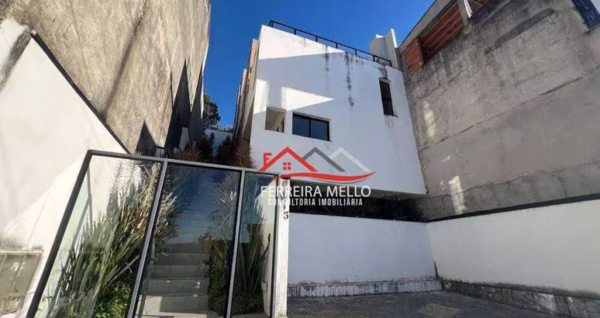 Sobrado com 2 dormitórios para alugar, 225 m² por r$ 2.440,54/mês - serpa - caieiras/sp